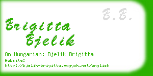 brigitta bjelik business card